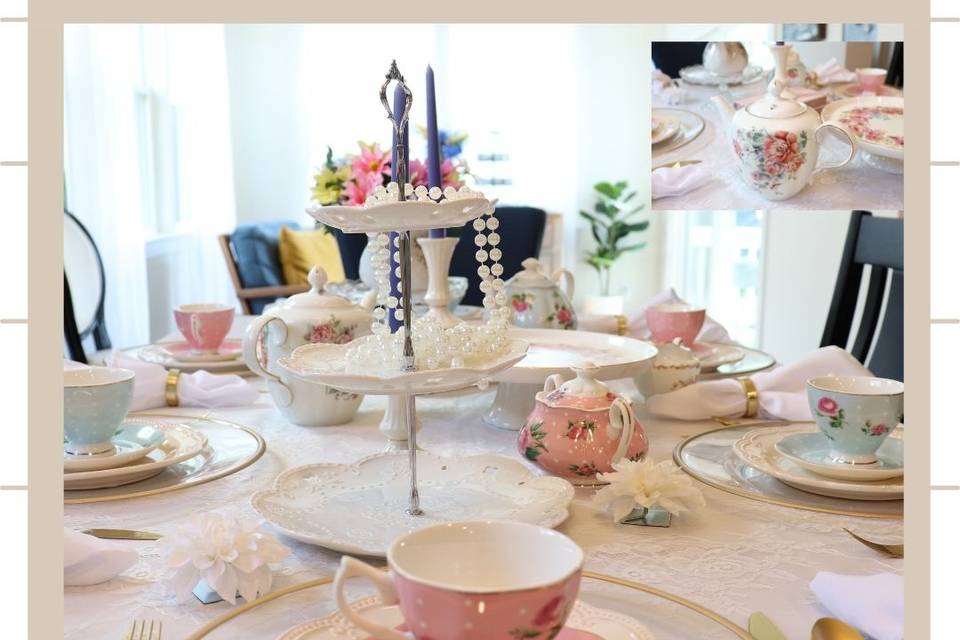 Kathy's tea setting