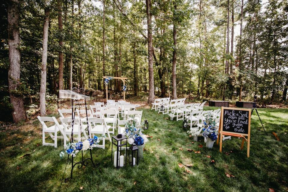 Ceremony layout