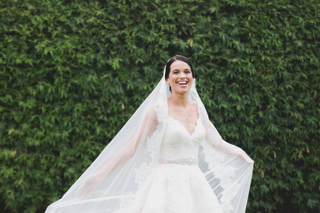 Happy bride