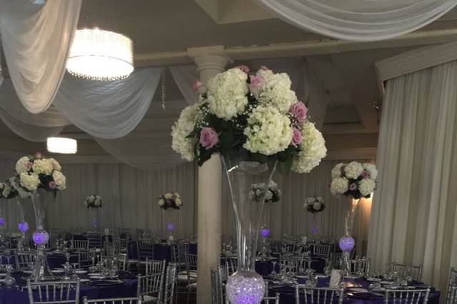 Dining area set-up