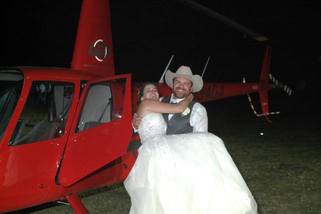 Helicopter Arrives