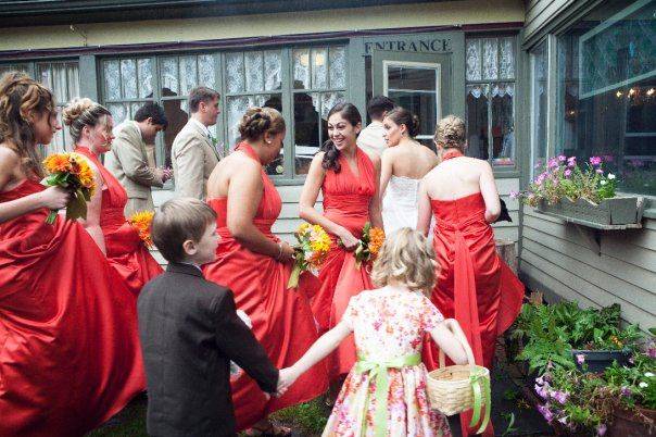 bridal attendants
