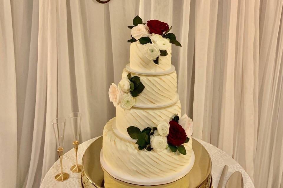 Wedding cake by Buttercream