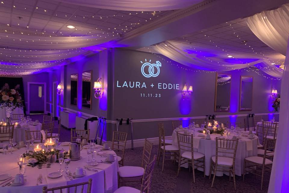 Monogram and Uplighting