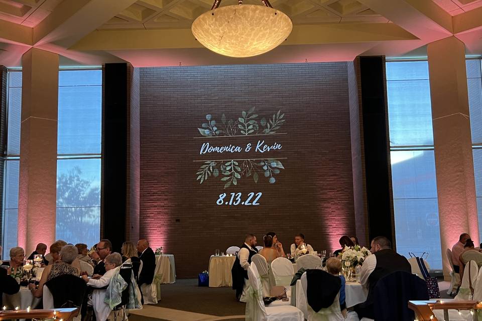 Monogram and Uplighting