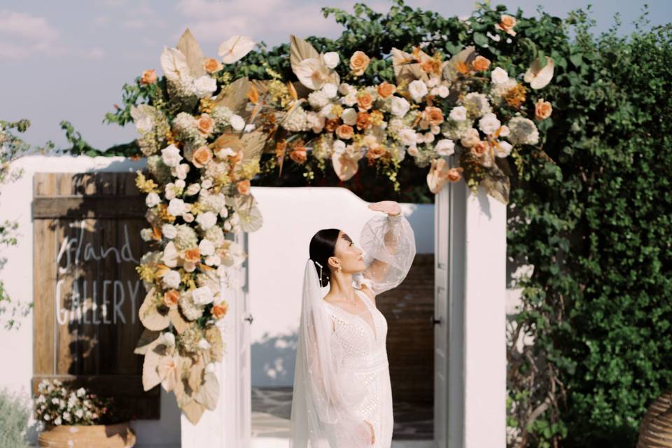 Tropica wedding in greece