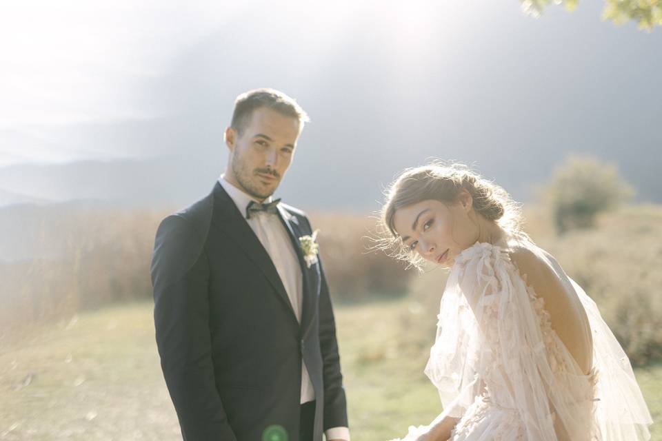 Lake wedding in Greece