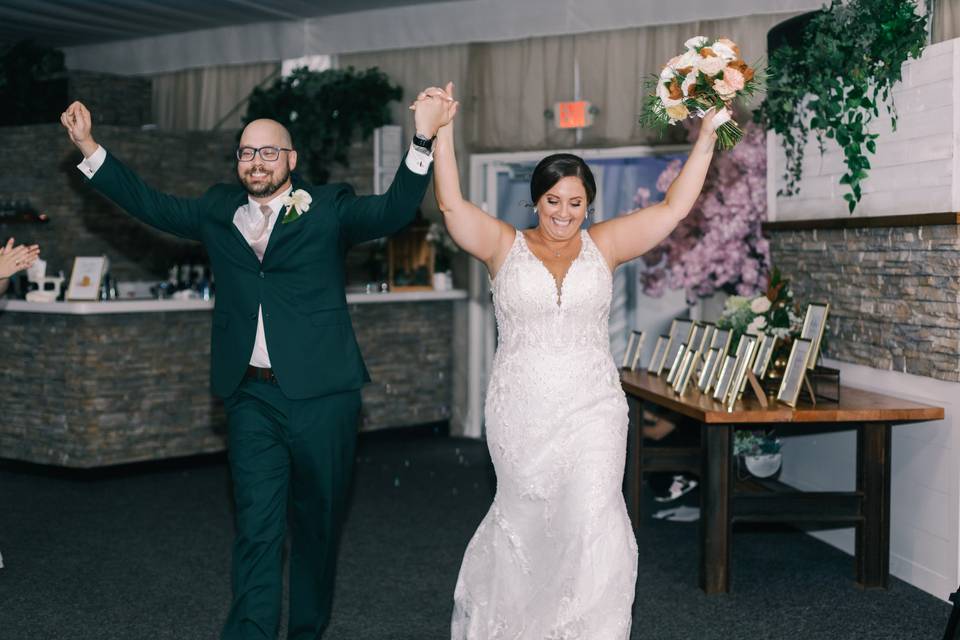 Bride and Groom entrance