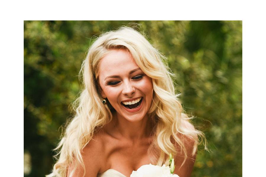 Happy bride