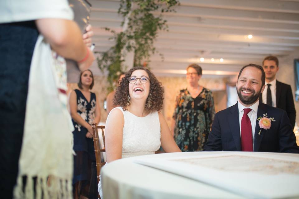 Signing the Ketubah