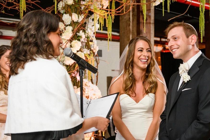 Joy under the chuppah