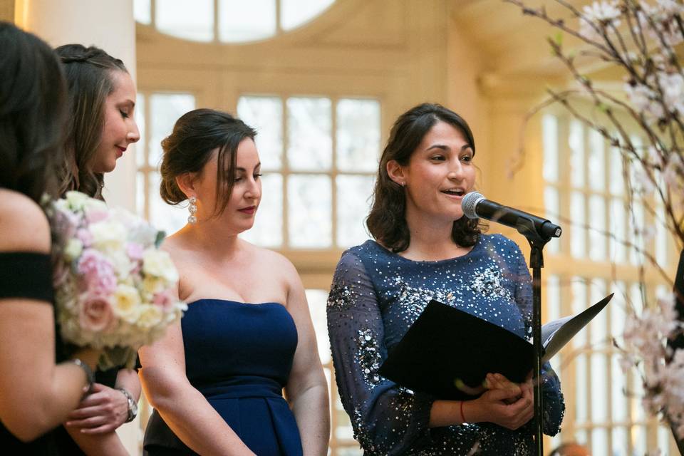 Indoor ceremony