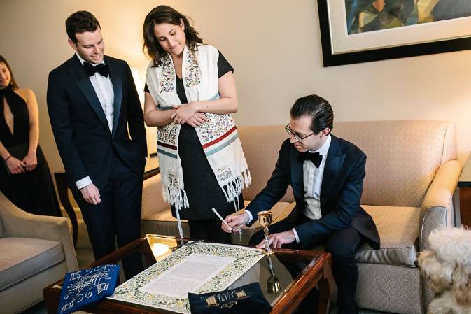 Ketubah Signing