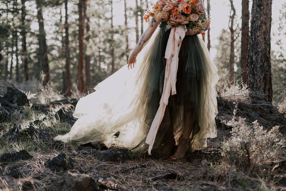Whimsical Forest Elopement