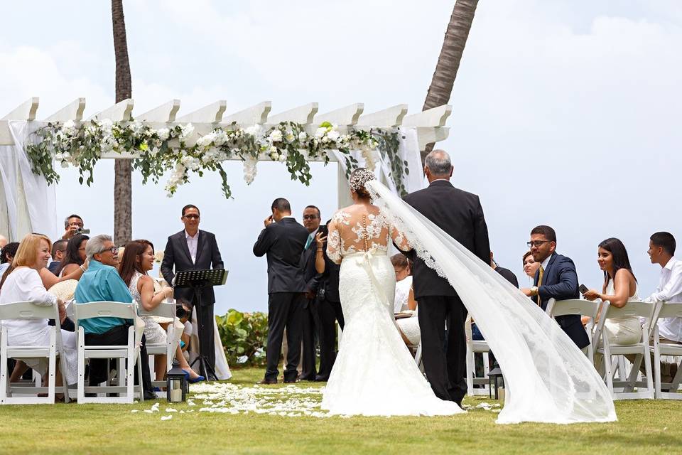 An elegant wedding in Puerto Rico