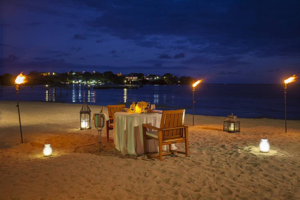Romantic Ocean Front Dinner