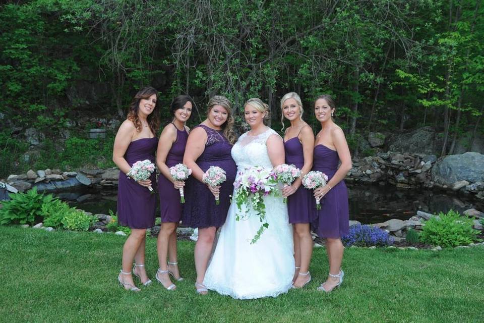 The wedding attendants