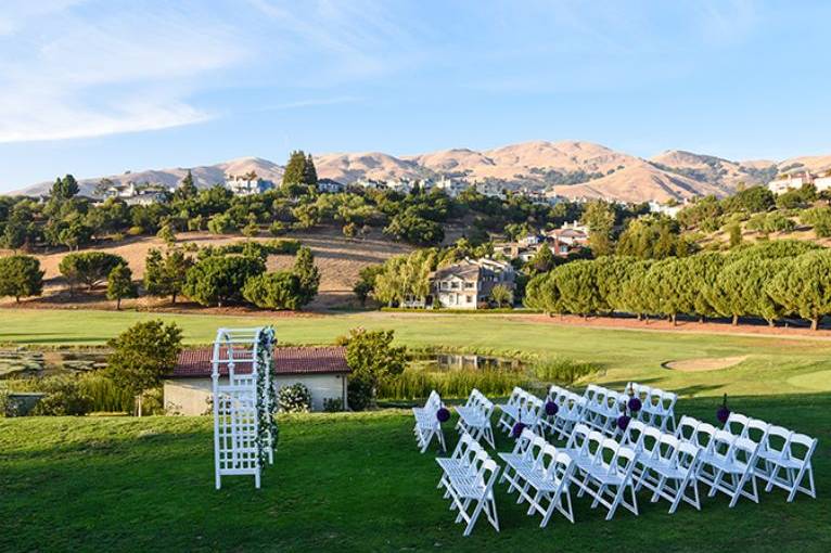 Wedding ceremony area