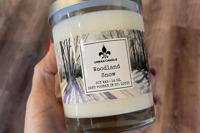 Woodland snow