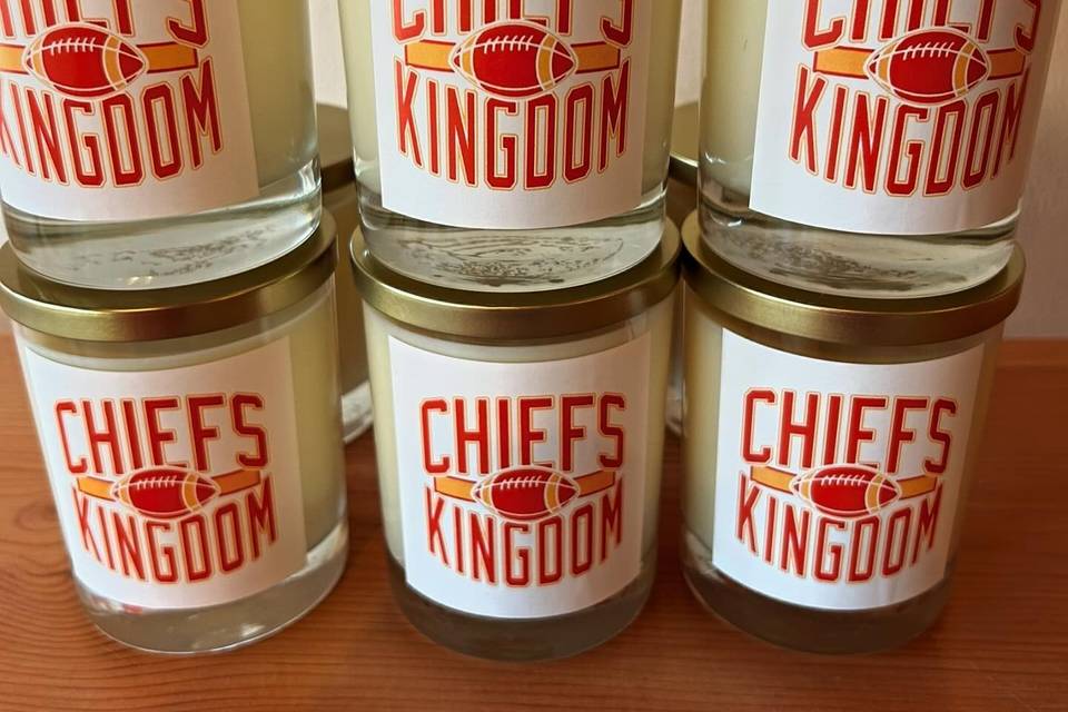 Chiefs candle