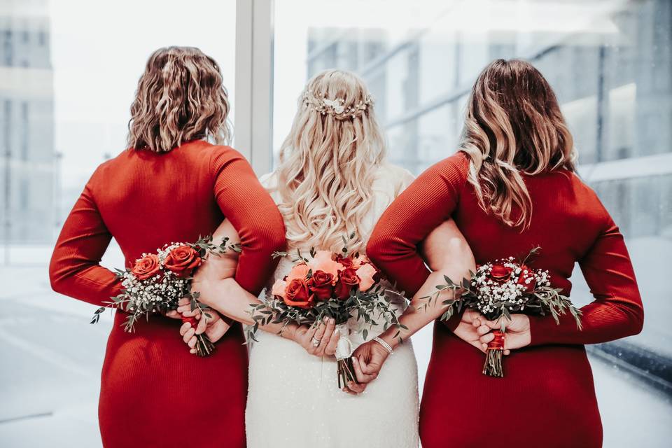 Winter wedding colors