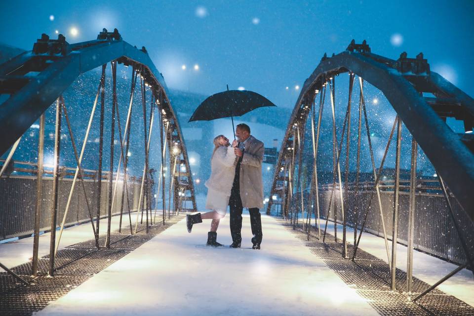 Magical winter photoshoot