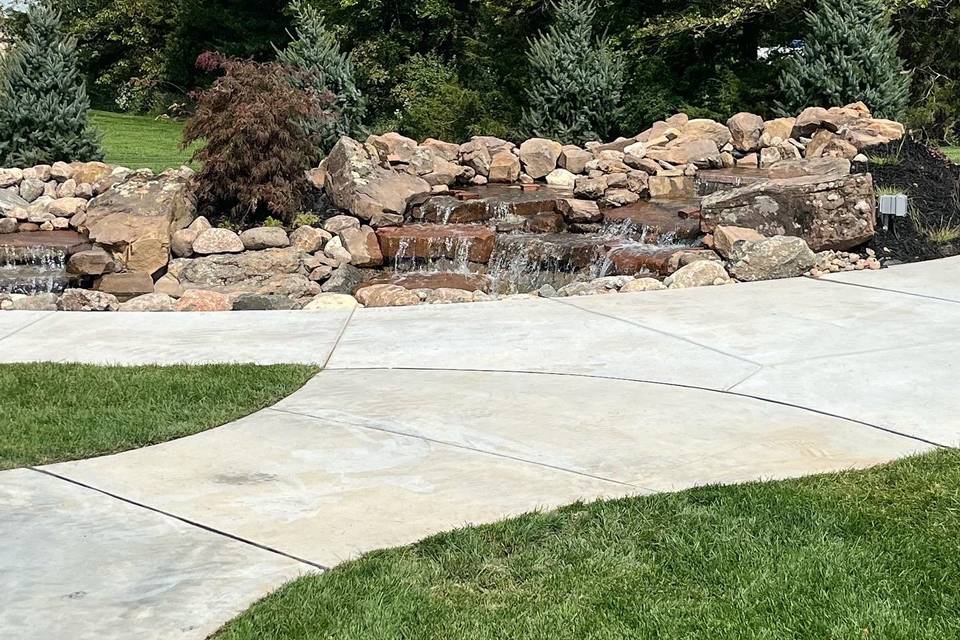 Our Waterfall feature