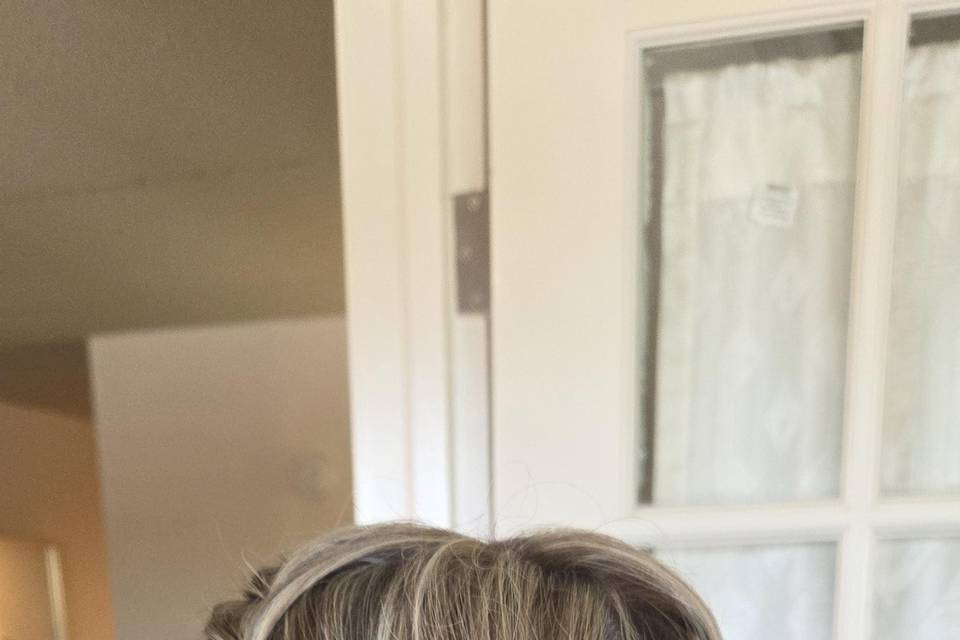 Half up half down braid