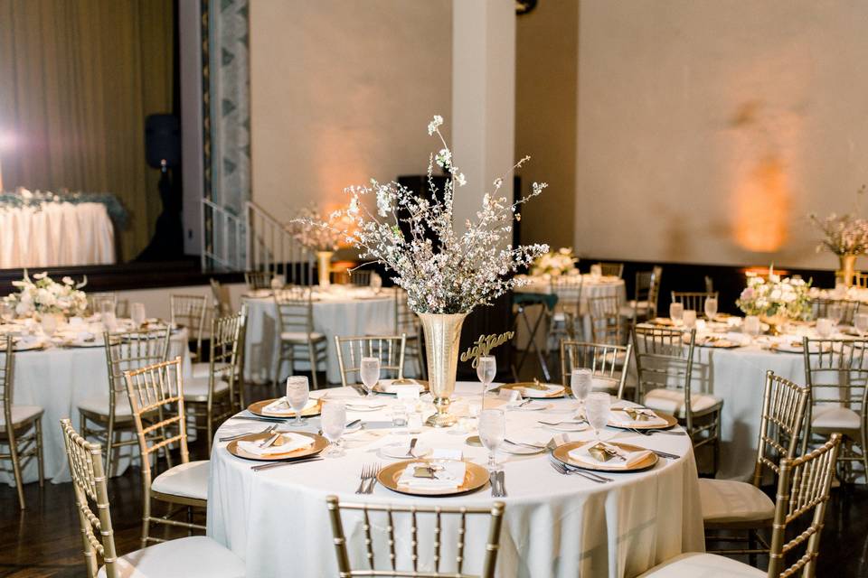 Beautiful guest tables