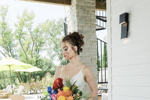 Fitted simple gown