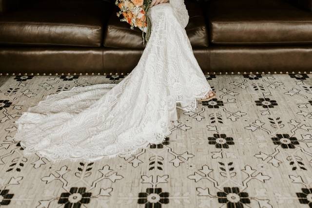 Fitted rustic gown