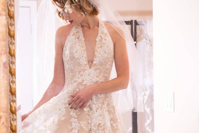Halter gown