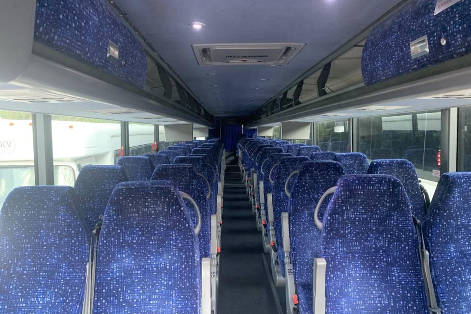 Motor coach interior