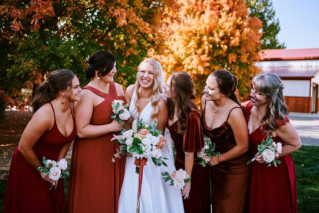 Brandi's wedding party