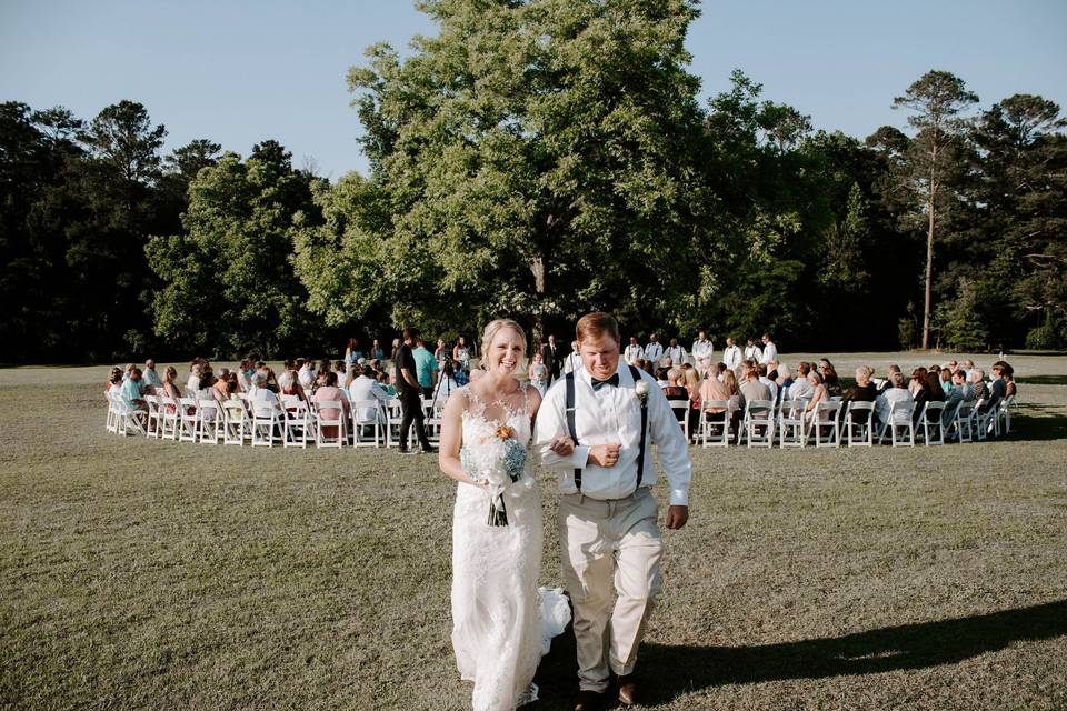 Ceremony wooden arbor