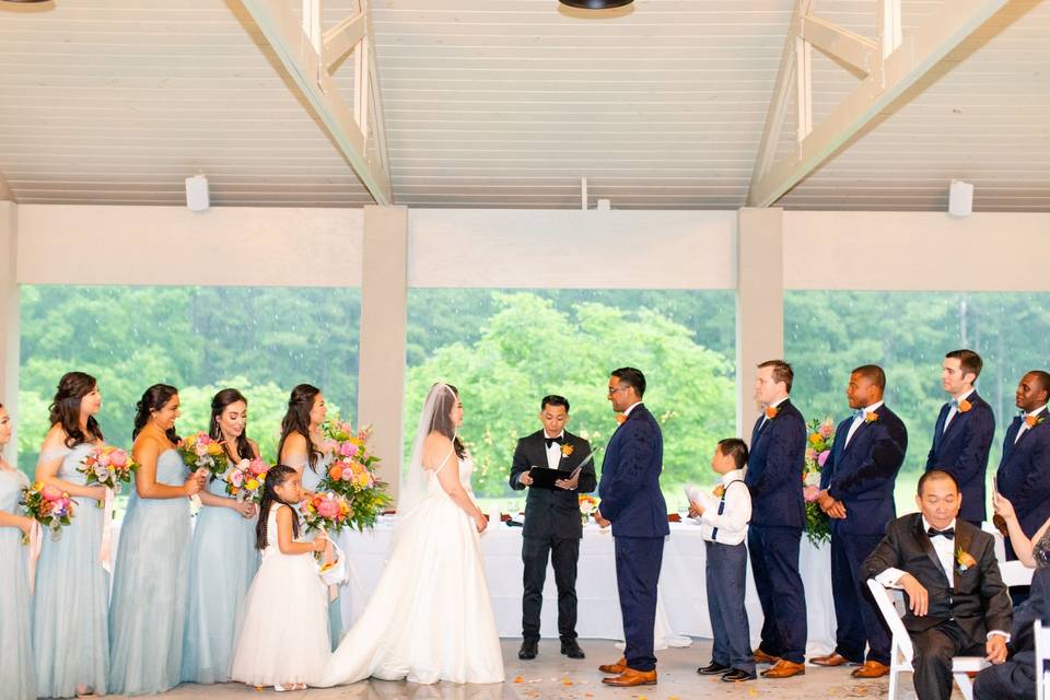 Ceremony in Pavilion