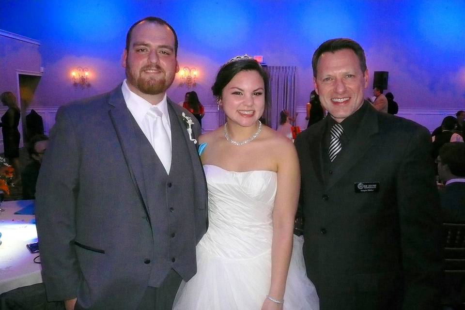 Couple with DJ Vaughn Walter