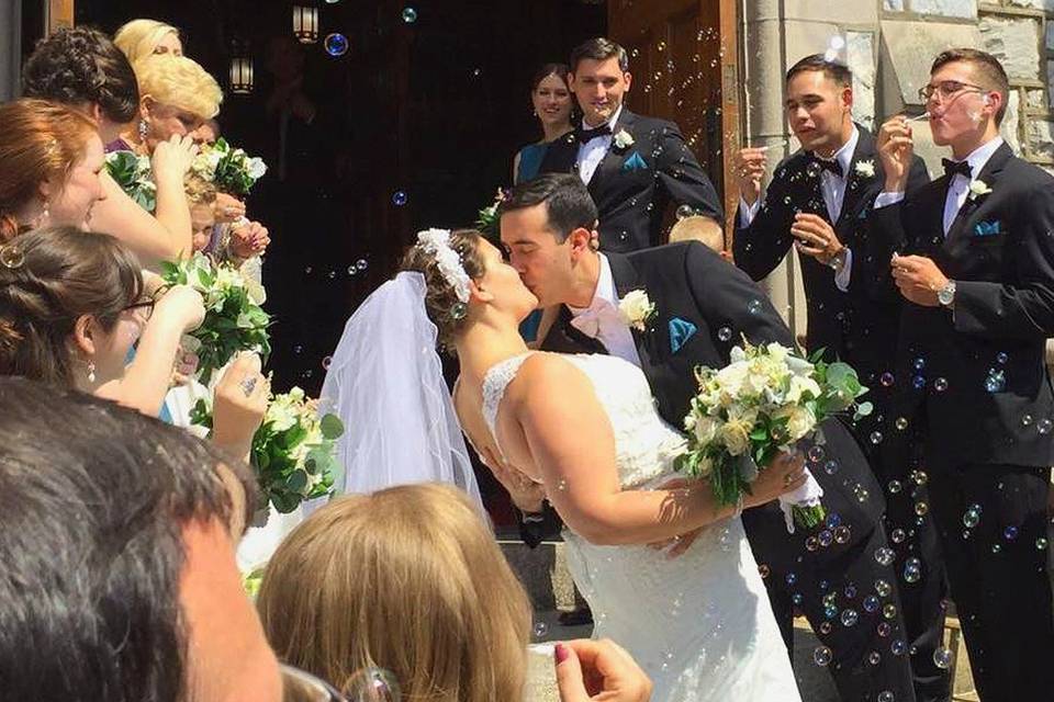 Couple kissing