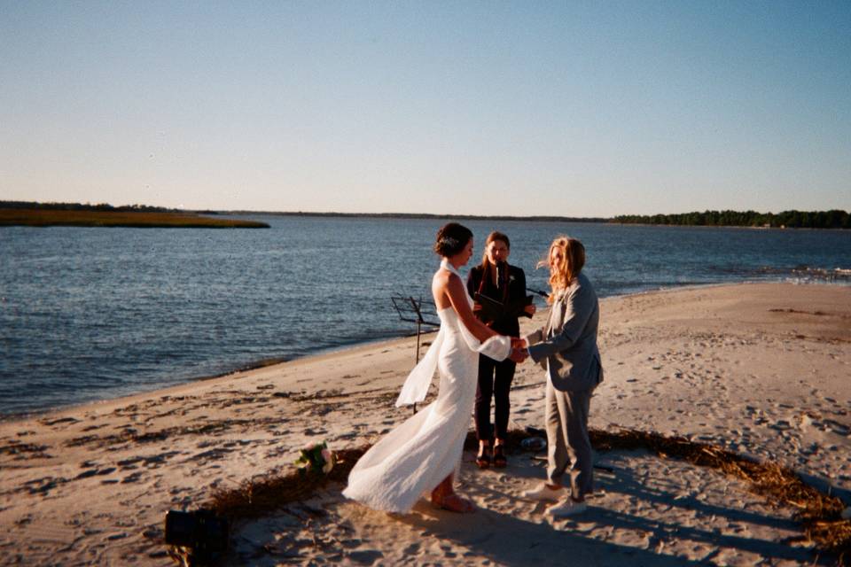 Ceremony by the sea