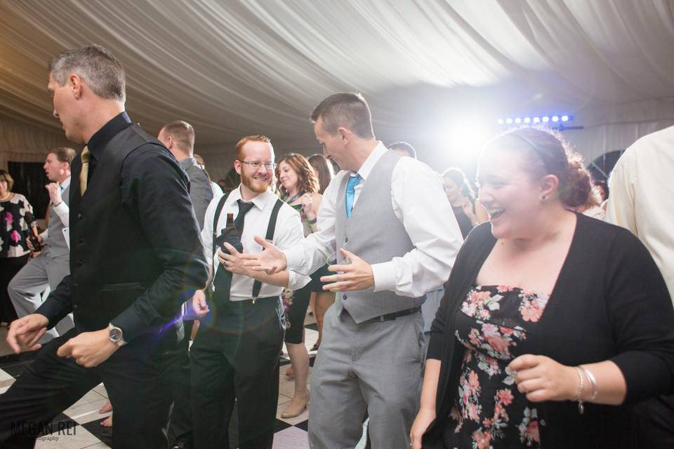 Guests on the dance floor