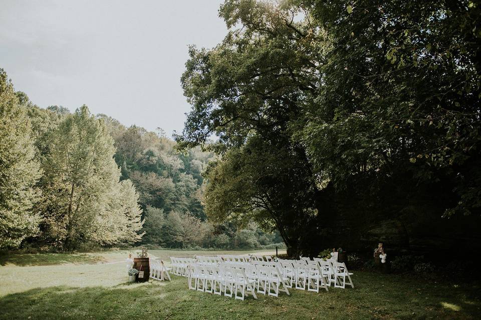 Main ceremony lawn