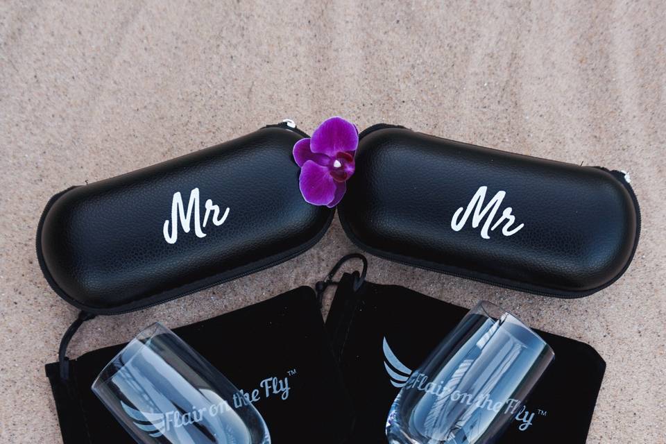 Mr and Mr Travel Wine Glass