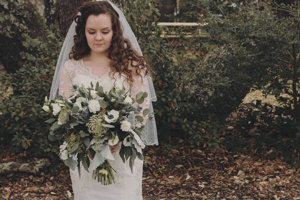 Winter wedding bouquet