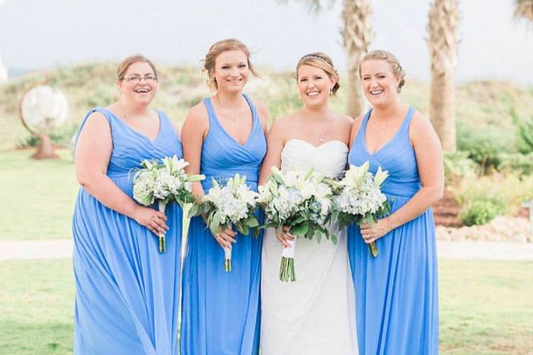 Beach wedding bouquets