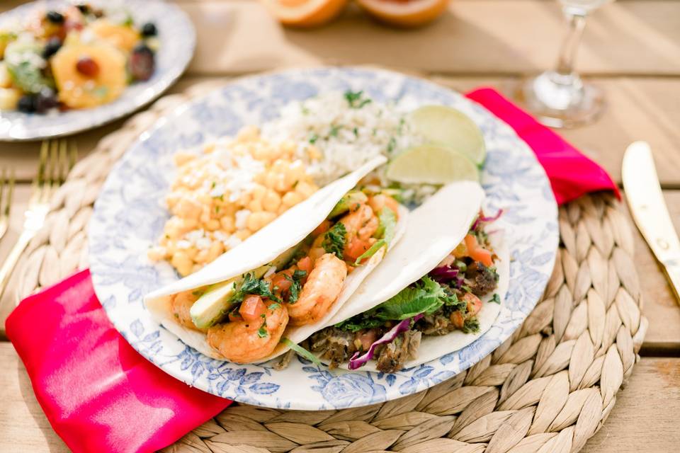 Shrimp and Pork Tacos