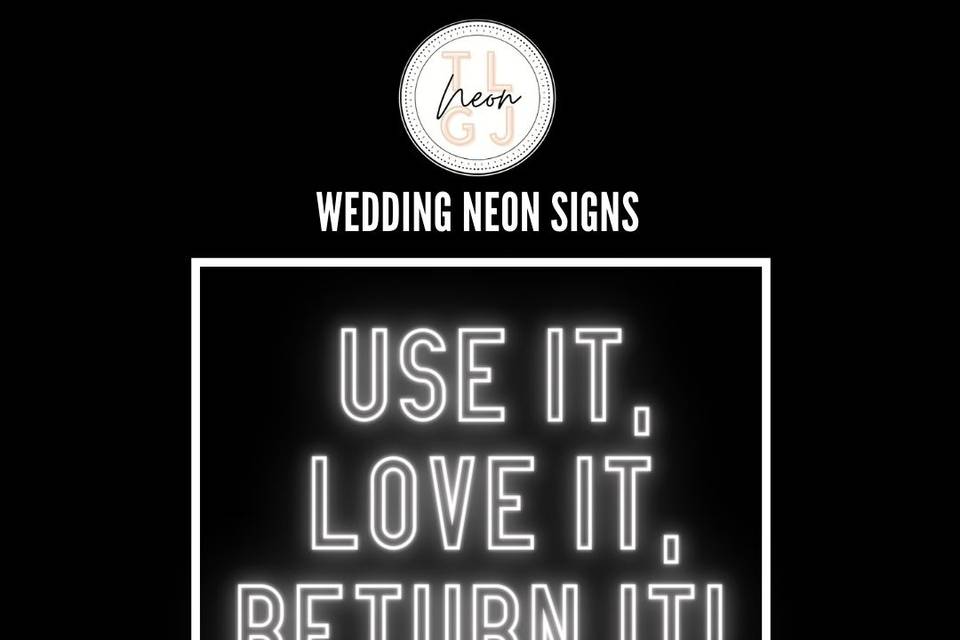 Custom Neon Sign Rental