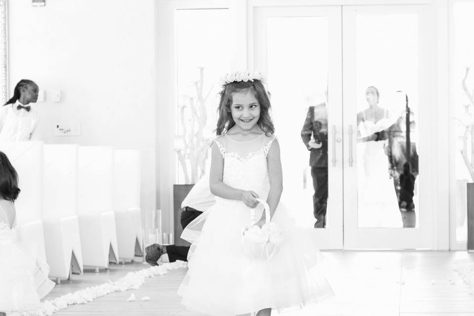 Flower Girl -Baha Mar Ceremony