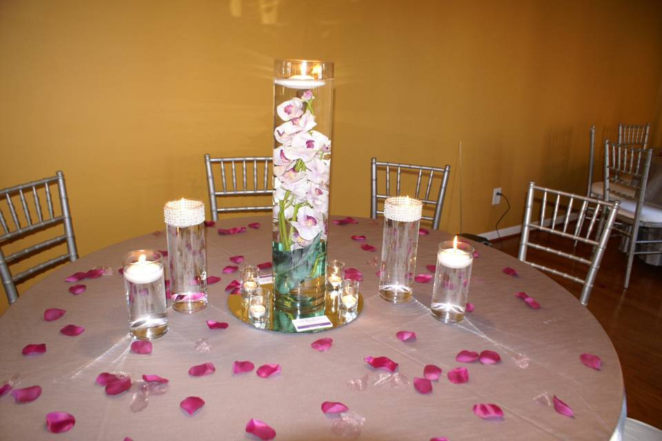 Candle centerpiece