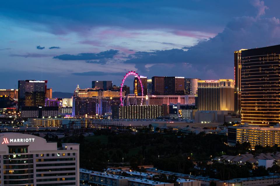 View of Las Vegas Strip