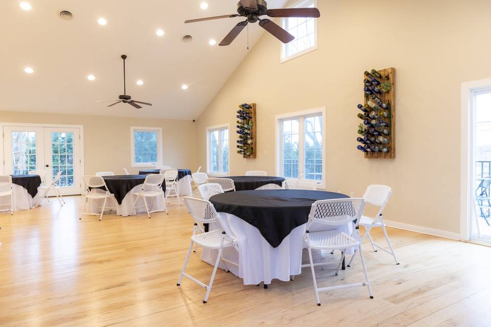 Private room for getting ready